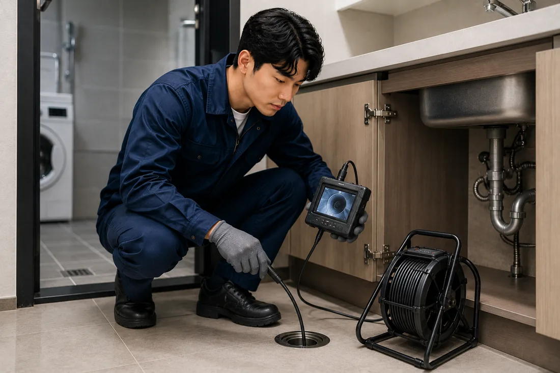 서울 동남권 변기막힘 변기내시경 검사